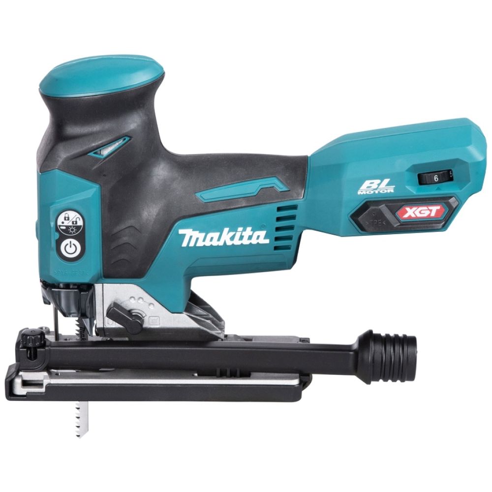 Аккумуляторный набор Makita, 40 В: лобзик JV001 + угловая шлифмашина GA004, с 2 АКБ 4 Ач и ЗУ, в кейсе MakPac