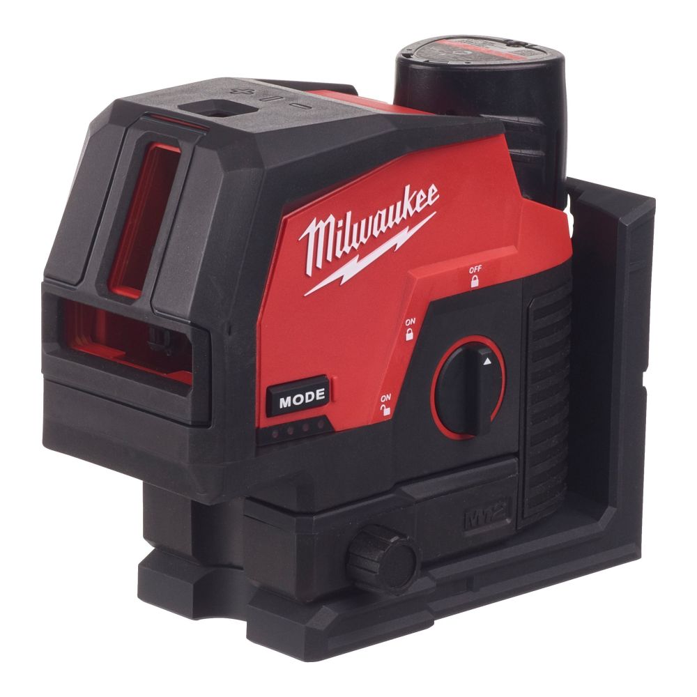 Аккумуляторный линейно-точечный лазерный нивелир Milwaukee M12 CLLP-301C, в кейсе, 4933478100