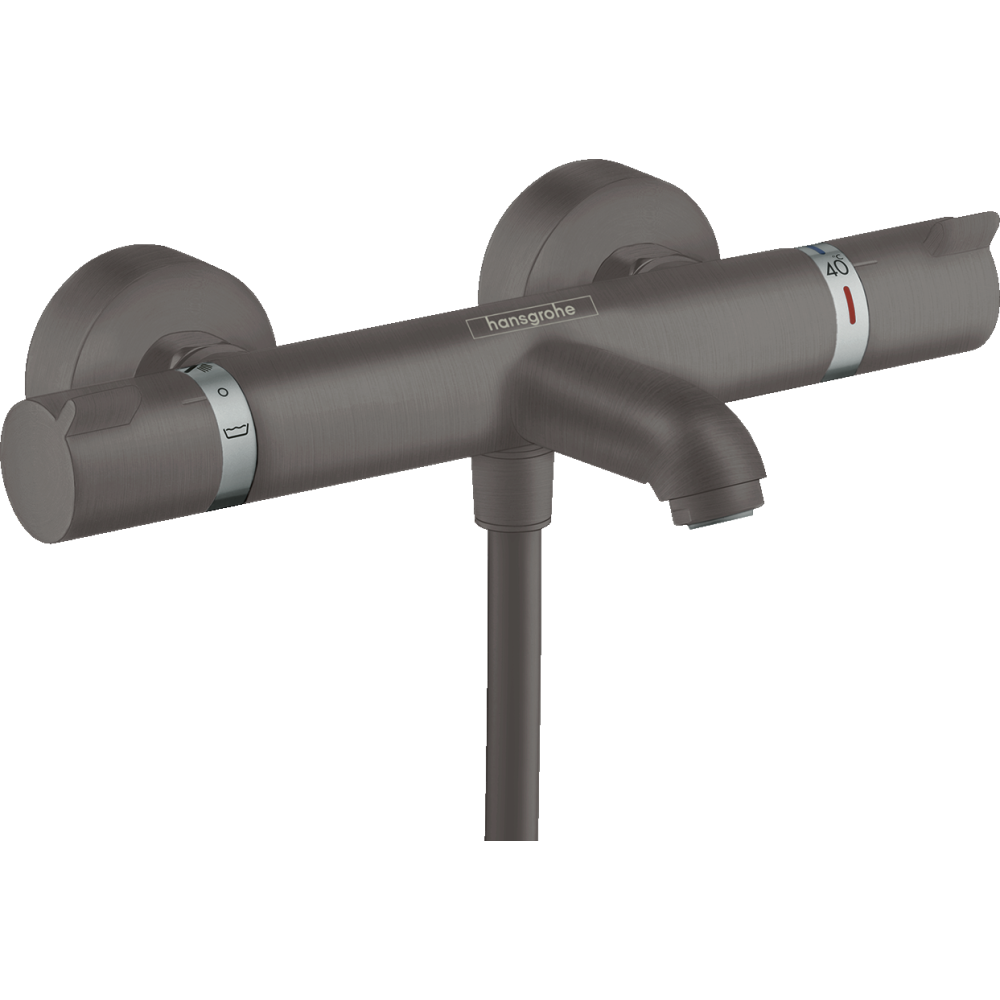 Термостат для ванны hansgrohe Ecostat Comfort внешнего монтажа 13114340, шлифованный черный хром