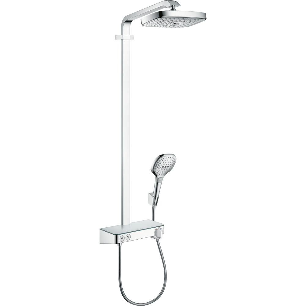 Душевая система hansgrohe Raindance Select E 300 2jet с термостатом ShowerTablet Select 300 27126000, хром