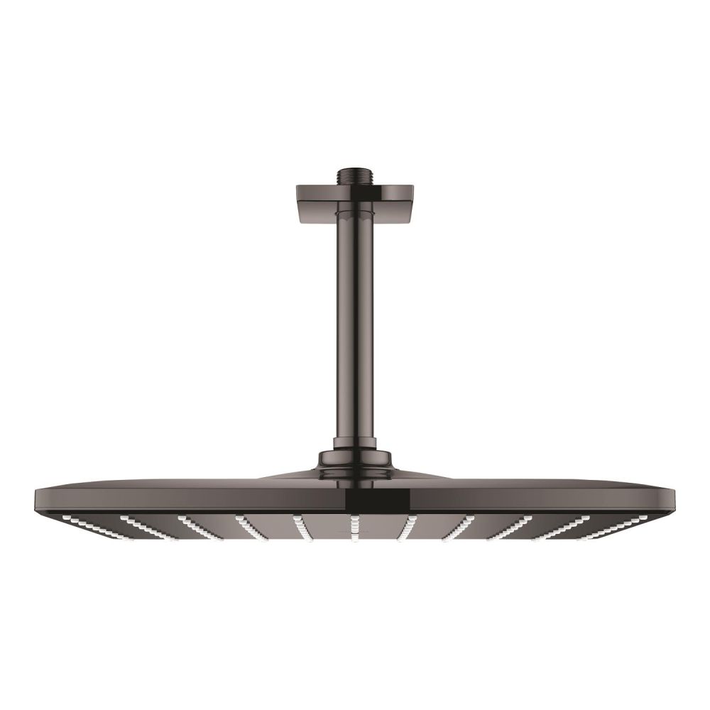 Верхний душ GROHE Rainshower Mono 310 Cube, 9,5 л/мин, 1 режим, 142 мм, темный графит глянцевый (26566A00)