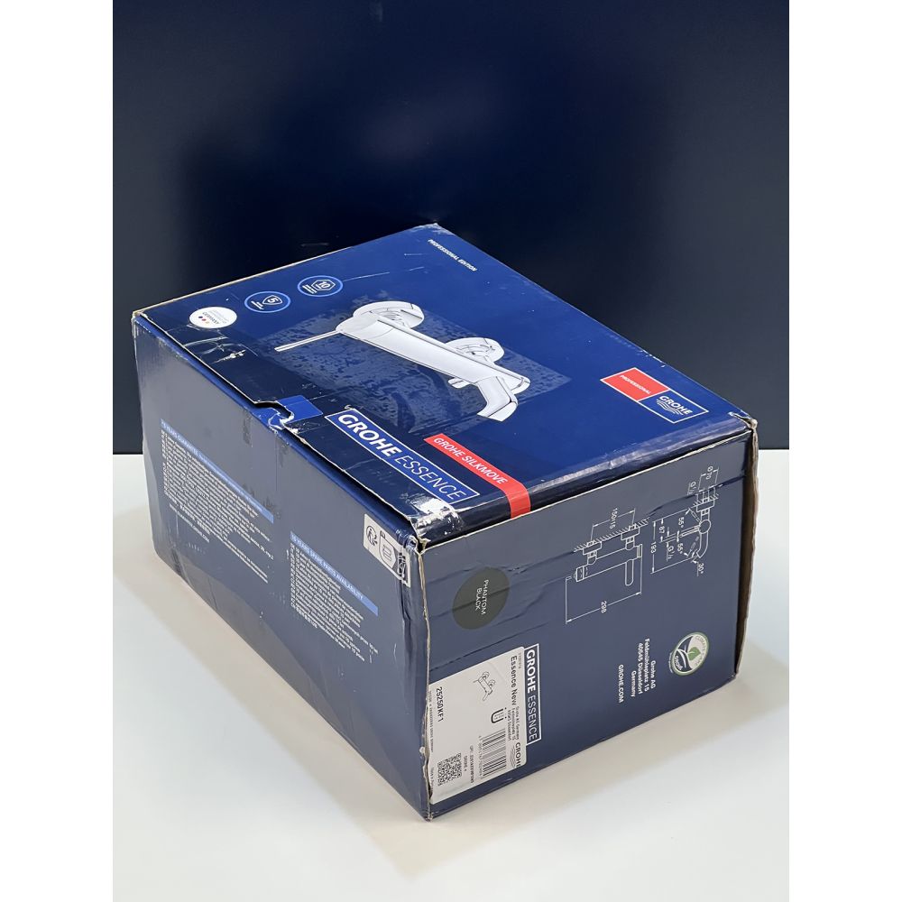 Смеситель для ванны GROHE Essence, фантомный черный (25250KF1), уцененный товар