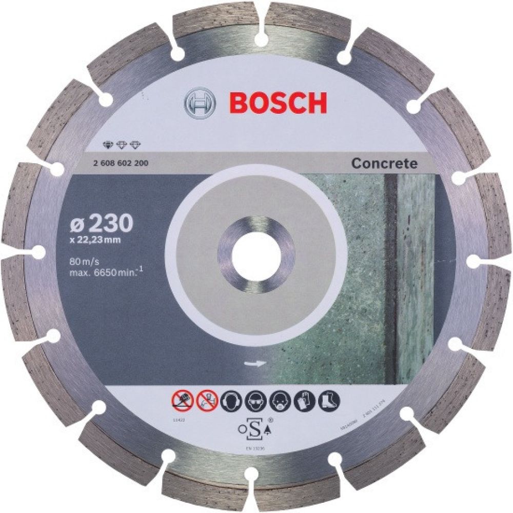 Алмазный диск Bosch Standard for Concrete 230-22,23 (2608602200)