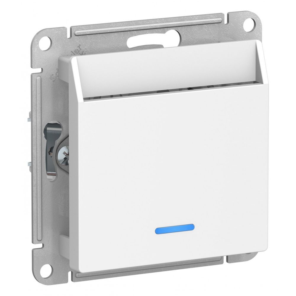 Выключатель карточный, Systeme Electric (Schneider Electric) AtlasDesign белый ATN000167