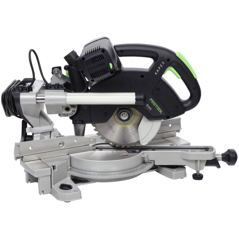 Торцовочная пила Festool KS 60 E, 1200 Вт, 216 мм, 3500 об/мин, с набором аксессуаров (561728)