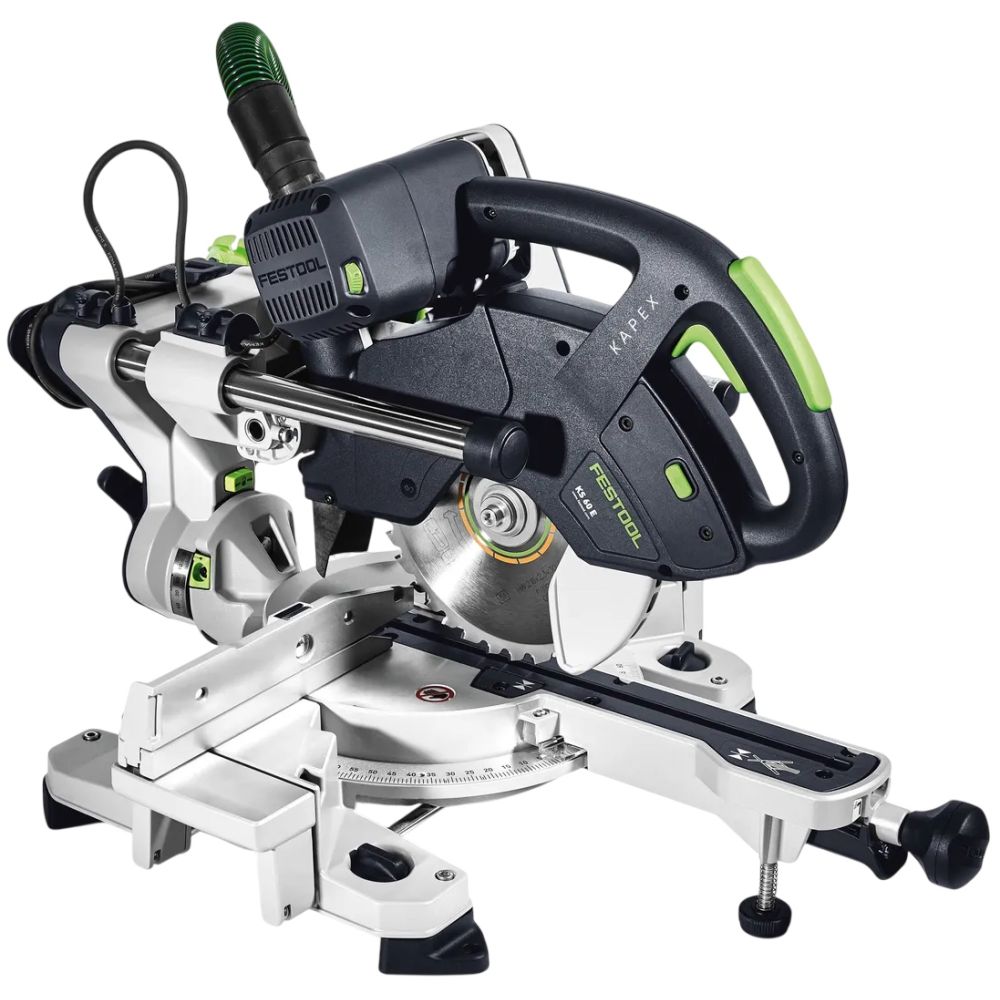 Торцовочная пила Festool KS 60 E, 1200 Вт, 216 мм, 3500 об/мин, с набором аксессуаров (561728)