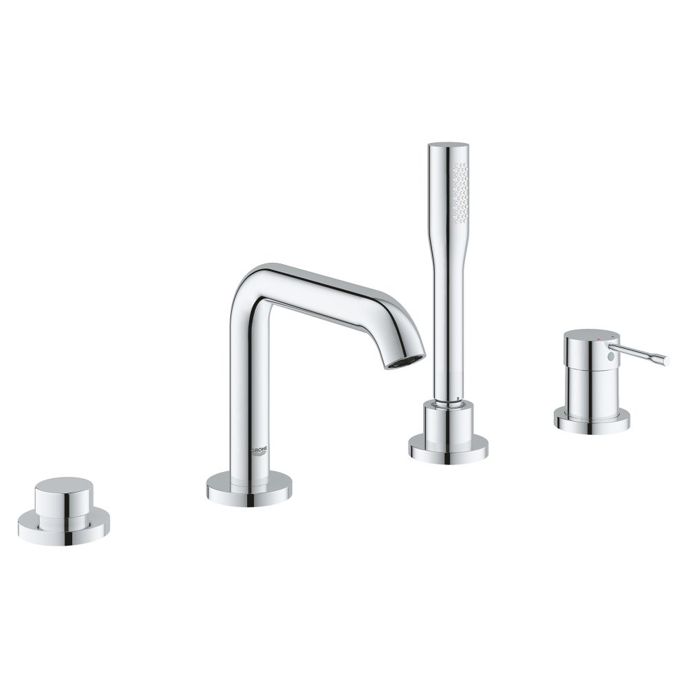 Смеситель для ванны GROHE Essence на 4 отверстия, на край ванны, хром (1957800A)
