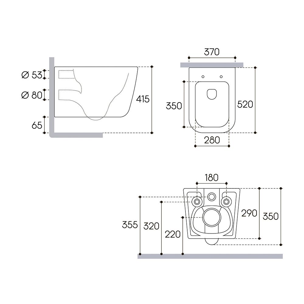 Комплект инсталляции GROHE Rapid SL NW0145/S с унитазом Aqueduto MACIO MACT2130 и раковиной Aqueduto ESPIRAL ESP0230 (NW0630)