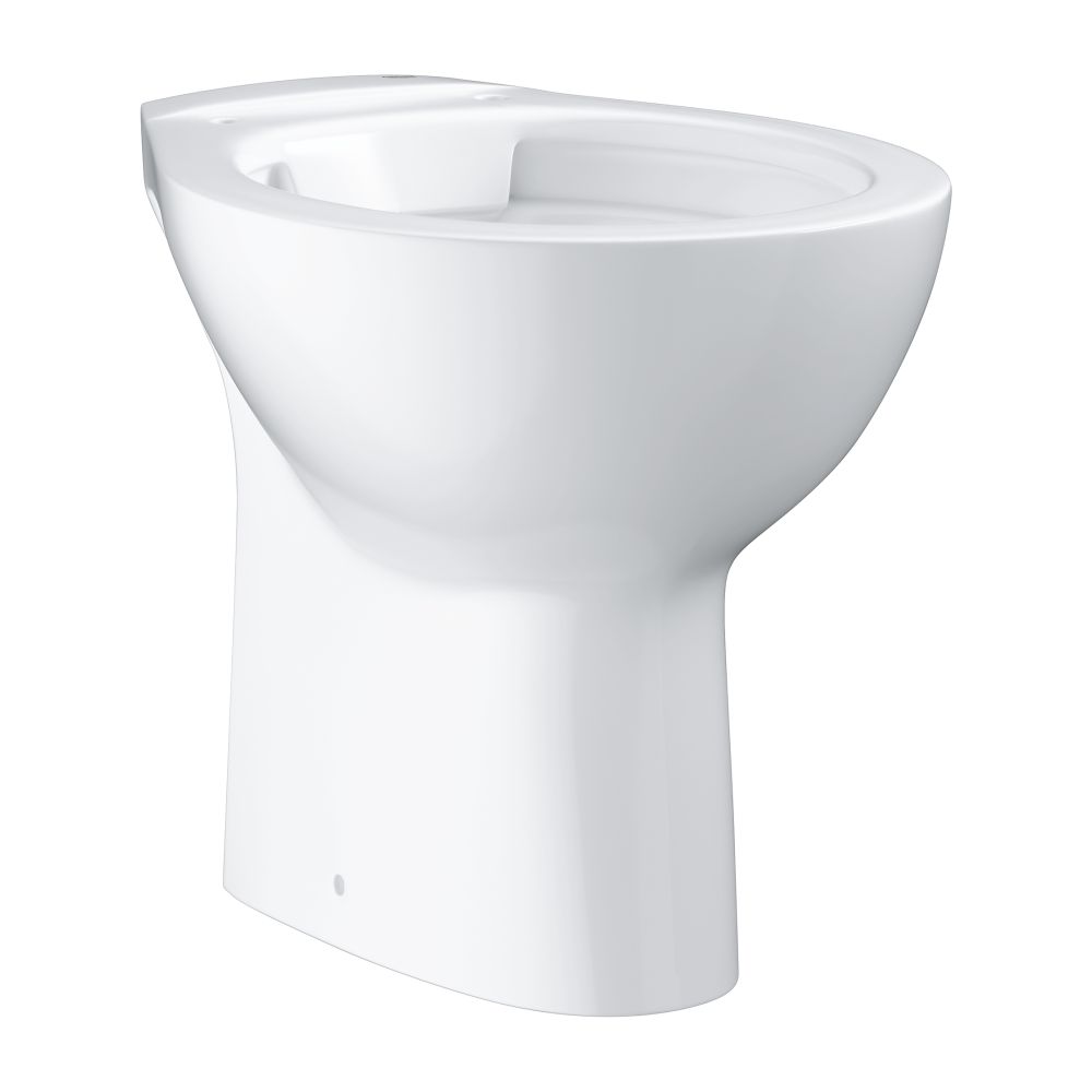 Унитаз напольный GROHE Bau Ceramic, выпуск в пол (без сиденья), НЕ подходит для бачков на унитаз, альпин-белый (39431000)