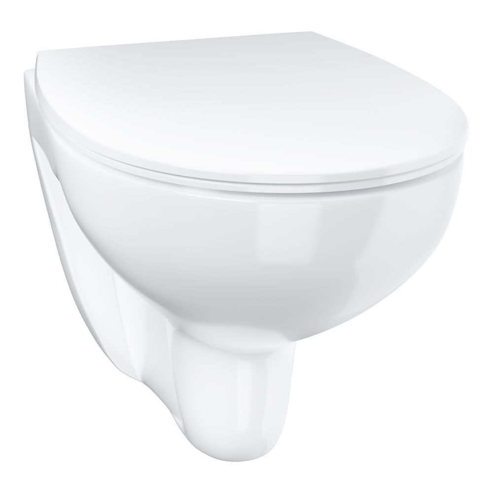 Унитаз GROHE QuickFix Bau Ceramic подвесной, альпин-белый (39899000)