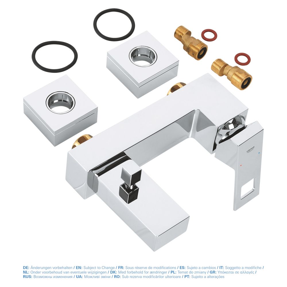 Смеситель для ванны GROHE Eurocube, хром (23140000)