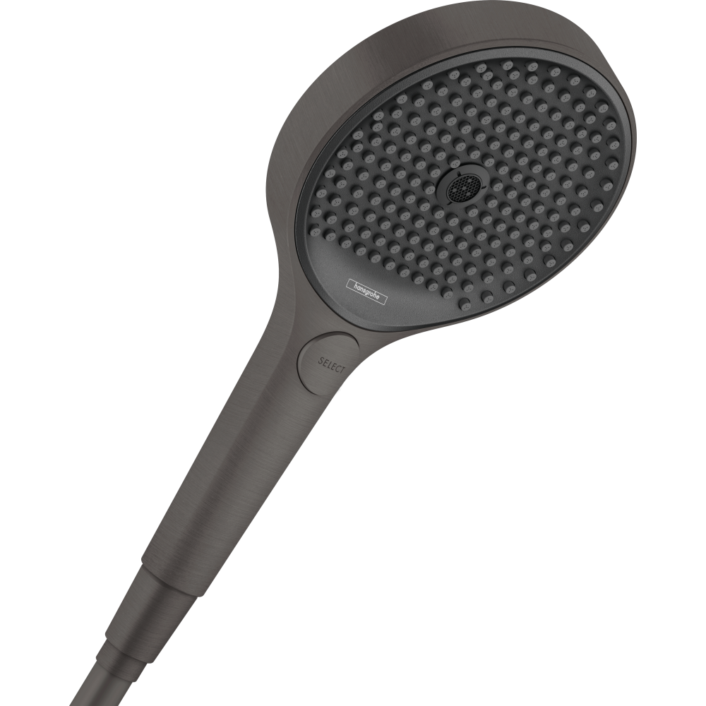 Ручной душ hansgrohe Rainfinity 130 3jet 26864340, шлифованный черный хром
