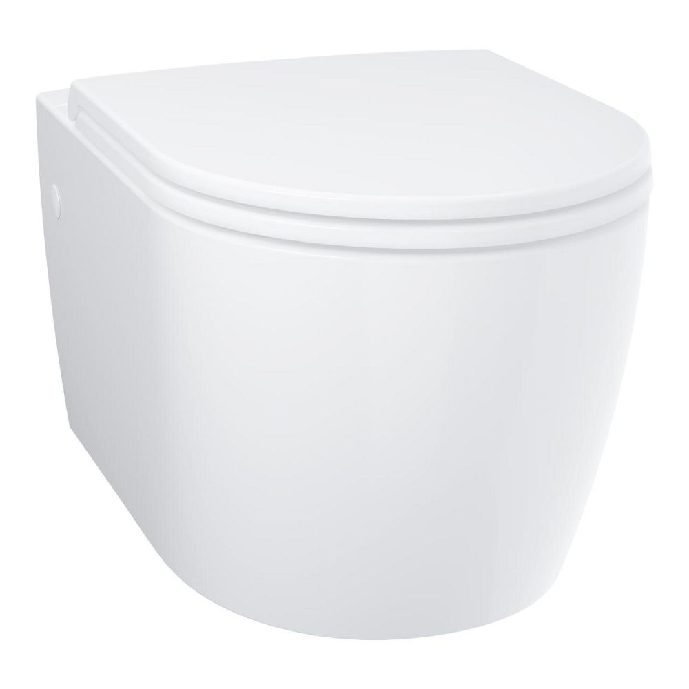 Подвесной унитаз GROHE Bau Ceramic с сиденьем с микролифтом, альпин-белый (103860SH00)