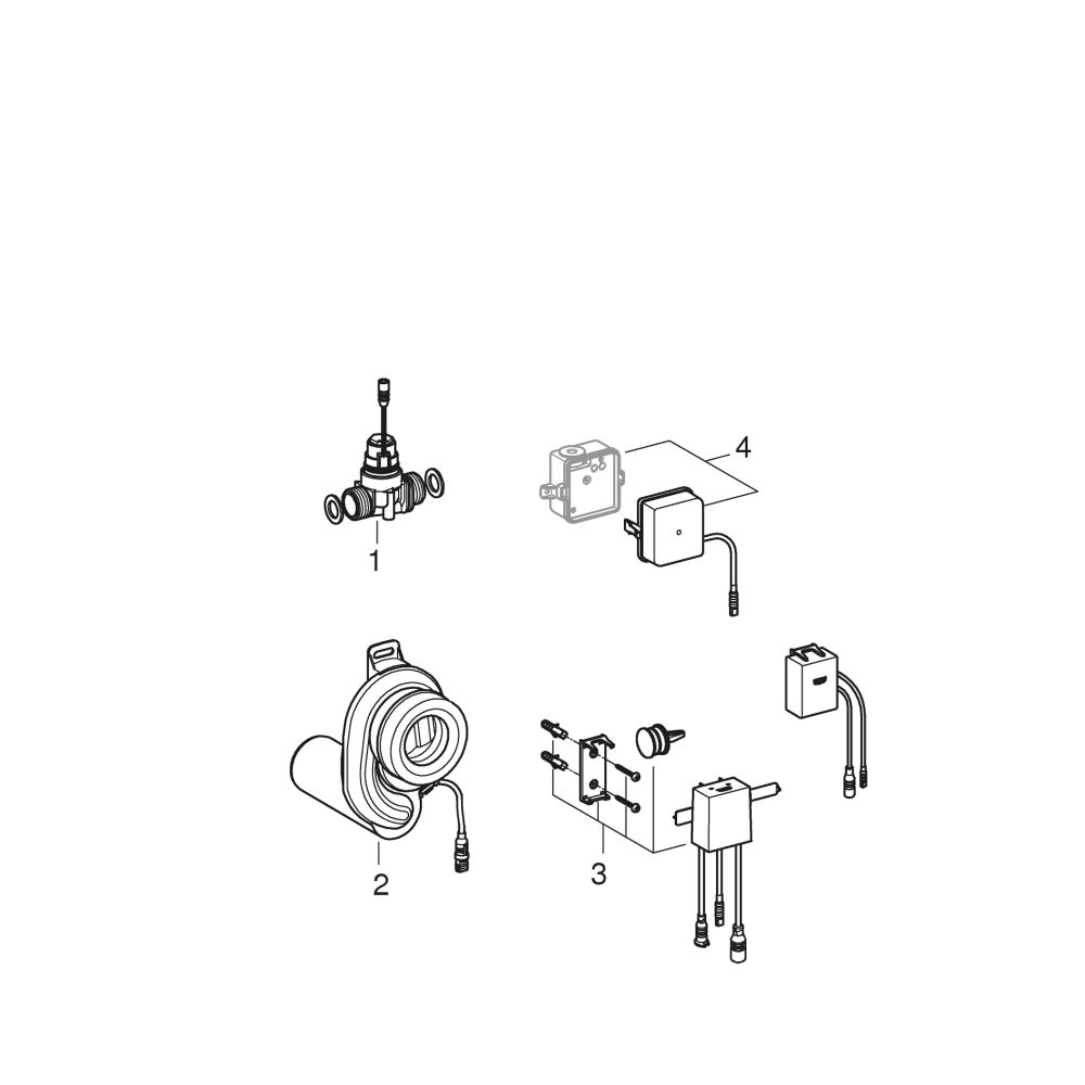 Сифон для писсуара GROHE, с температурным датчиком, с Bluetooth (39369000)