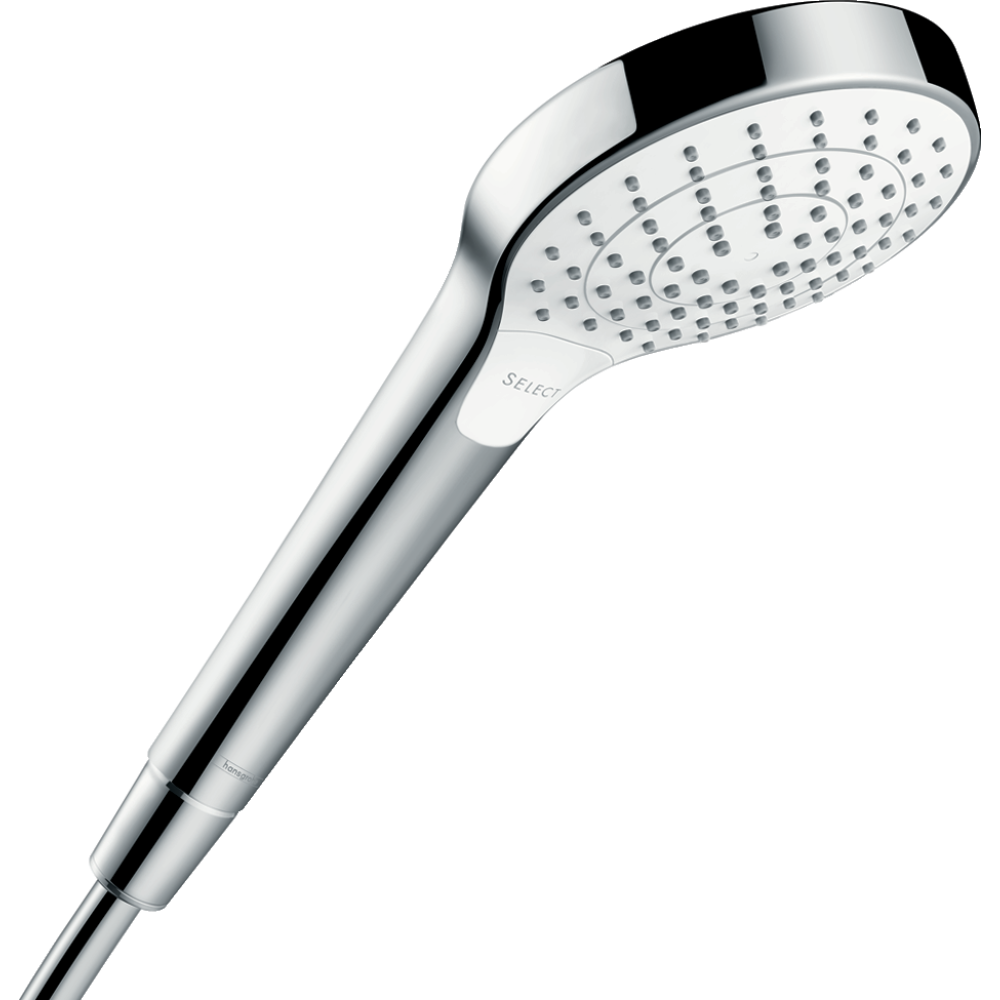 Ручной душ hansgrohe Croma Select S 110 3jet Vario 26802400, белый/хром