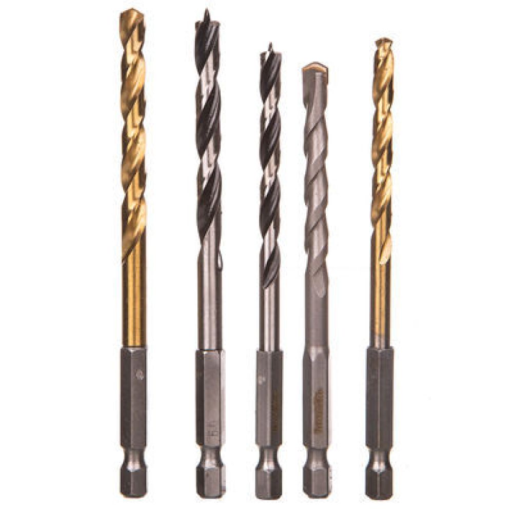 Набор сверл Makita, по различным материалам, 5-6 мм, 5 шт., D-23759