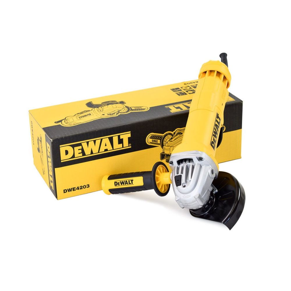 Угловая шлифмашина DEWALT DWE4203, 1010 Вт, 125 мм, 11000 об/мин