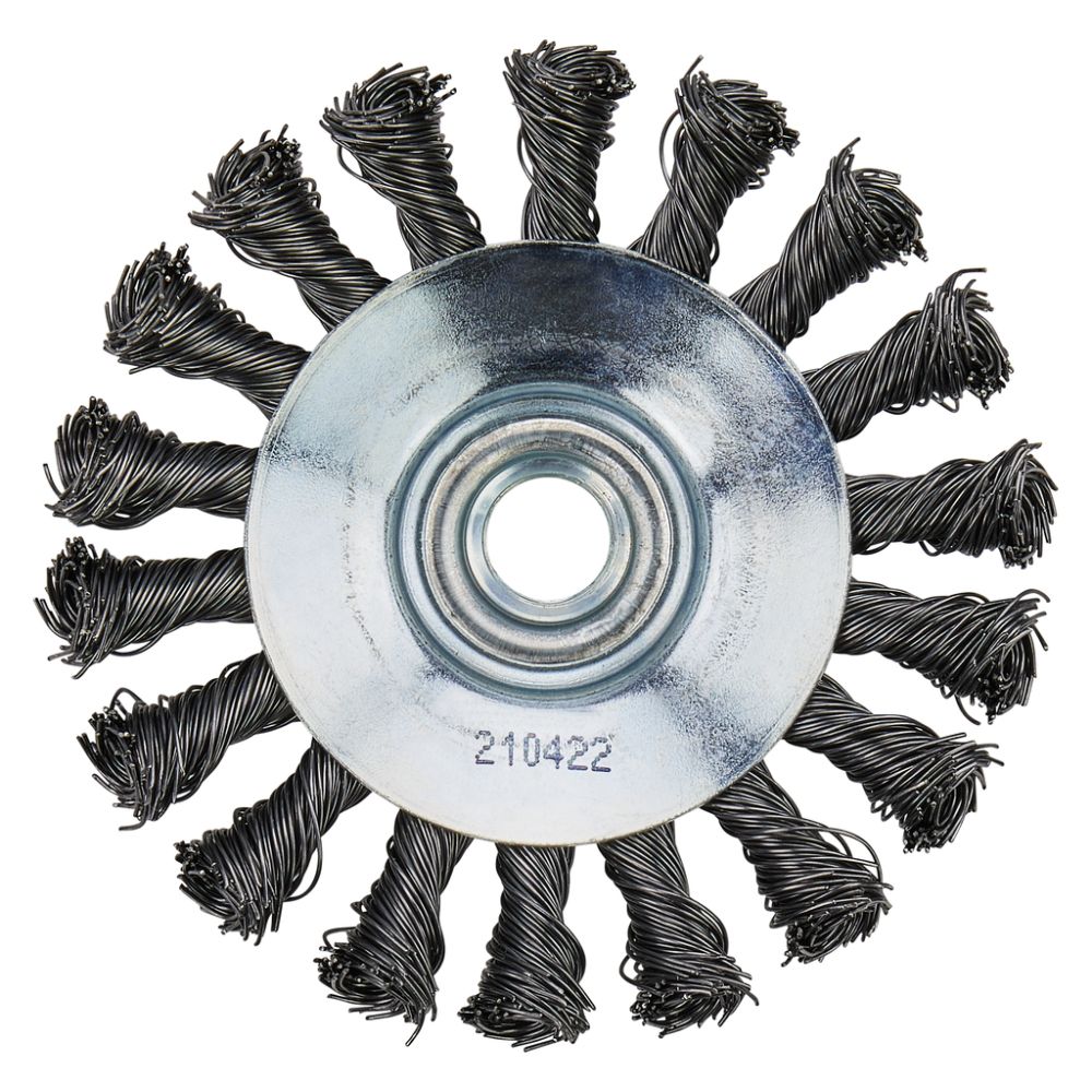 Щетка проволочная конусная Makita 100 мм, (D-39861)