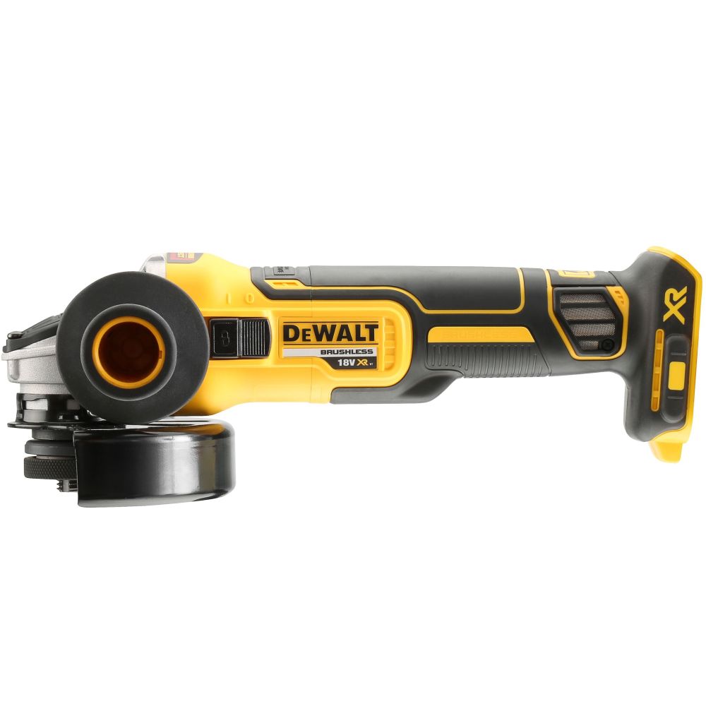 Аккумуляторная угловая шлифмашина DEWALT DCG405NT, 18 В, 125 мм, 9000 об/мин, без АКБ и ЗУ, в кейсе TSTAK (DCG405NT-XJ)