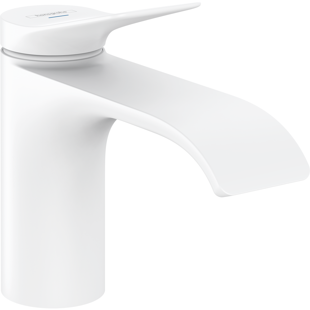Кран для холодной воды hansgrohe Vivenis 80, без сливного гарнитура 75013700, матовый белый