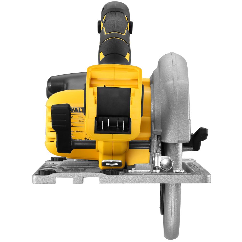 Аккумуляторная дисковая пила DEWALT DCS572P1T, 18 В, 184 мм, 5500 об/мин, с АКБ 5 Ач и ЗУ, в кейсе TSTAK (DCS572P1NT-XJ)
