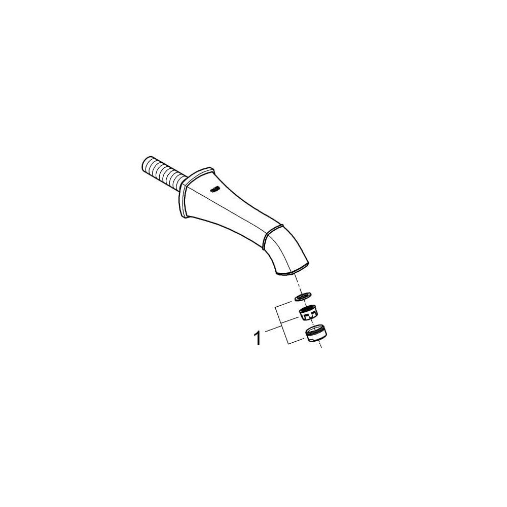 Излив для ванны GROHE Grandera, хром (13341000)