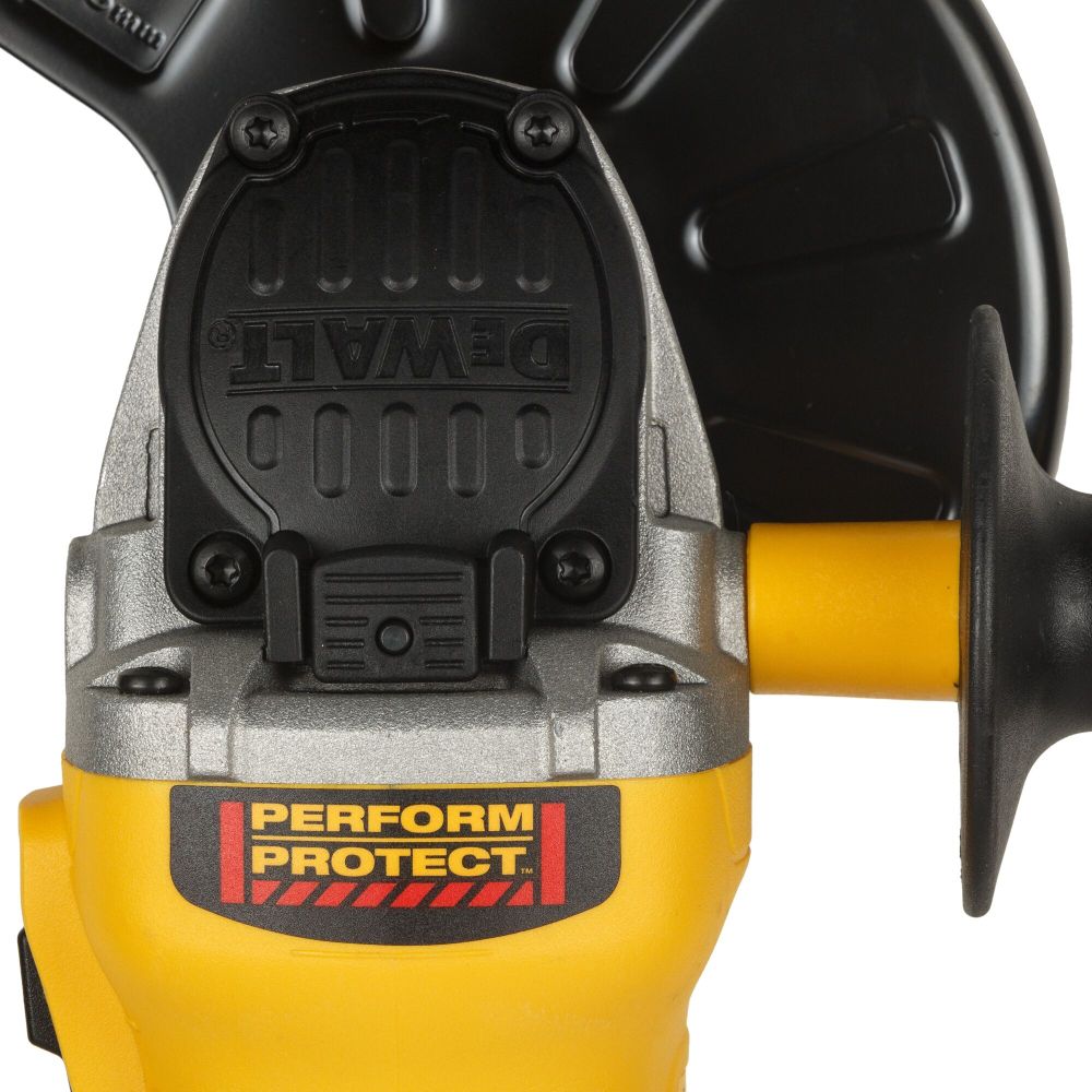 Аккумуляторная угловая шлифмашина DEWALT DCG405S2T, 18 В, 125 мм, 9000 об/мин, с 2 АКБ 3.5 Ач и ЗУ, в кейсе TSTAK (DCG405S2T-QW)