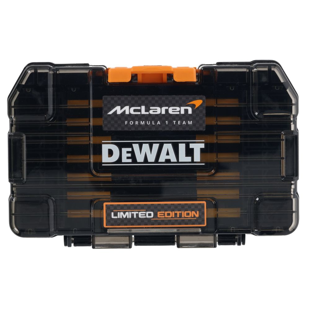Комплект из 5 наборов бит DEWALT McLaren Limited Edition DT70902T, PH/PZ/Torx, 25/57 мм, 5х28 шт., в кейсе (DT70902T-QZ-5)