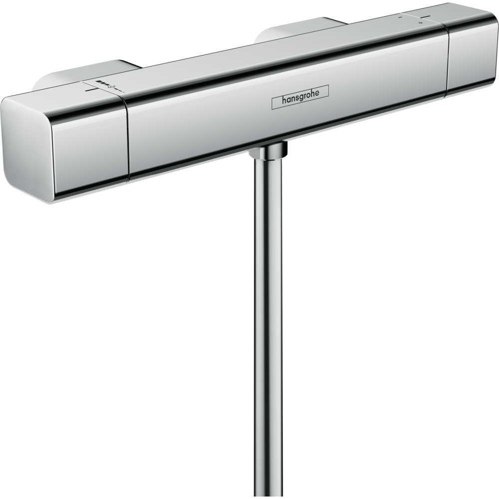 Термостат для душа hansgrohe Ecostat E внешнего монтажа 15773000, хром