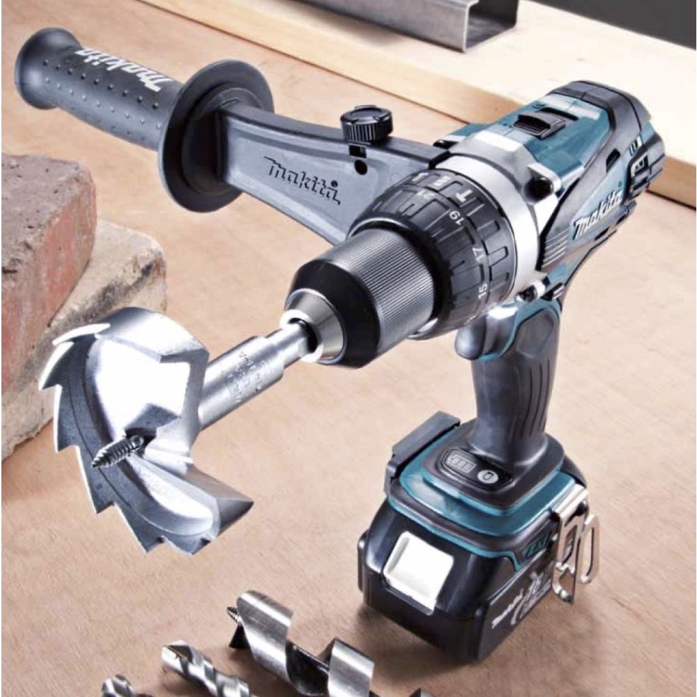 Аккумуляторная дрель-шуруповерт Makita, 18 В, 2000 об/мин, без АКБ и ЗУ, DDF458Z