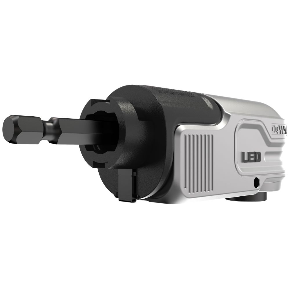 Ударная угловая насадка DEWALT DTLRA, с подсветкой, HEX 1/4" (DTLRA-QZ)