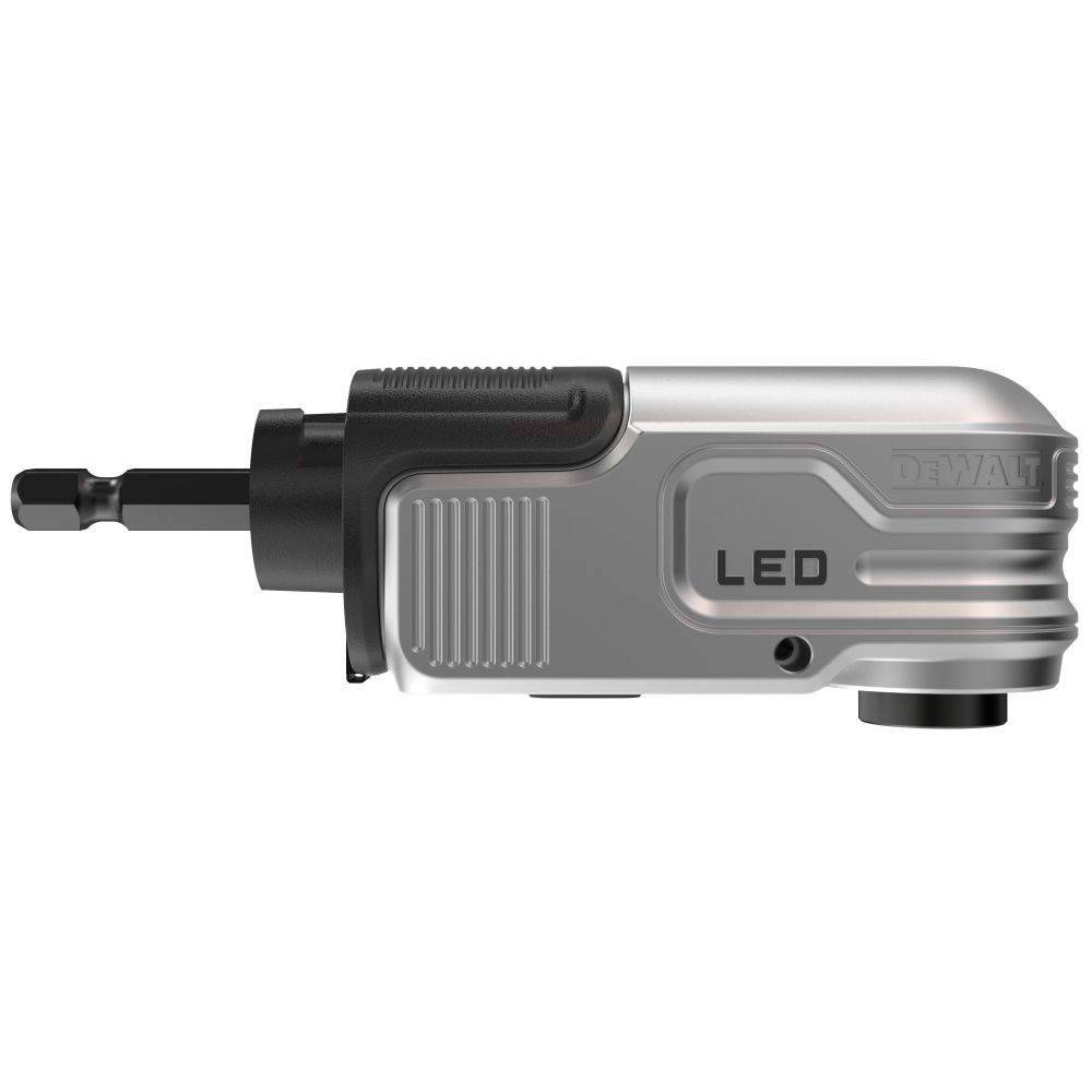 Ударная угловая насадка DEWALT DTLRA, с подсветкой, HEX 1/4" (DTLRA-QZ)