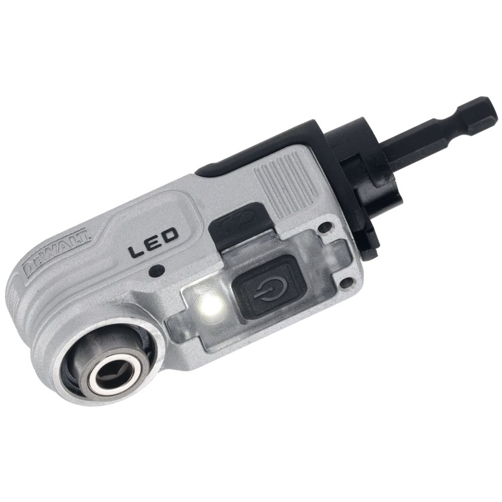 Ударная угловая насадка DEWALT DTLRA, с подсветкой, HEX 1/4" (DTLRA-QZ)