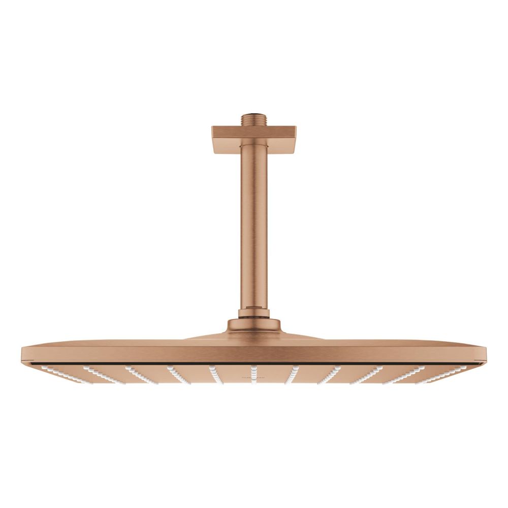 Верхний душ GROHE Rainshower Mono 310 Cube, 9,5 л/мин, 1 режим, 142 мм, теплый закат матовый (26566DL0)