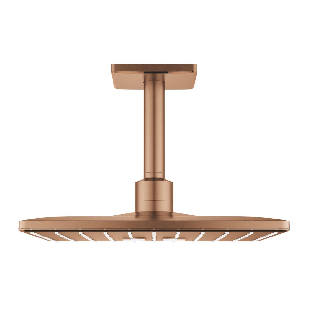 Верхний душ GROHE Rainshower SmartActive 310 Cube, 2 режима, 142 мм, теплый закат матовый (26481DL0)