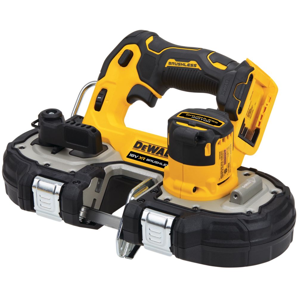 Аккумуляторная ручная ленточная пила DEWALT DCS377P1T, 18 В, 116 м/мин, с АКБ 5 Ач и ЗУ, в кейсе TSTAK (DCS377P1NT-XJ)