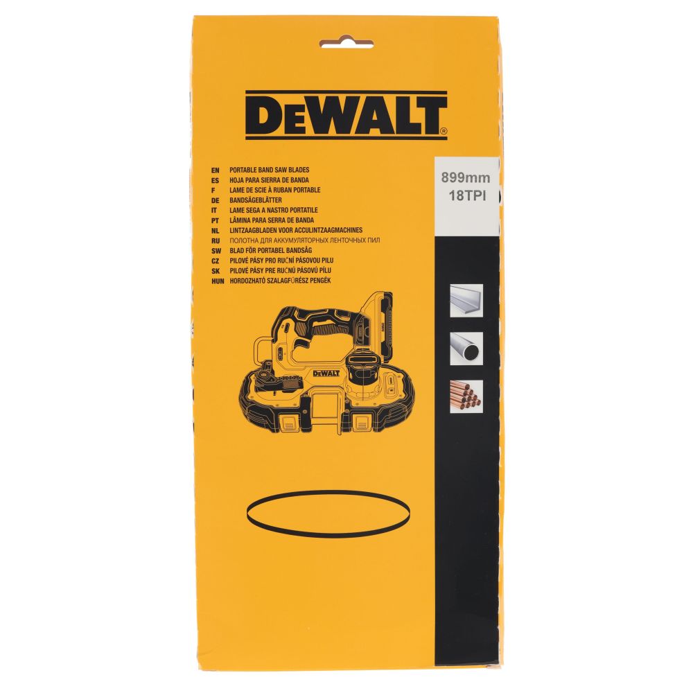 Полотно для ленточной пилы DEWALT, по металлу, 899 мм, 18TPI, 3 шт. (DT8477-QZ)