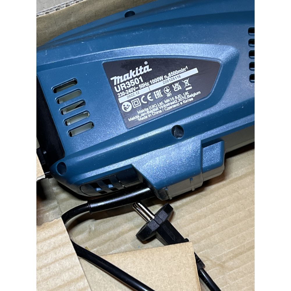 Триммер электрический Makita UR3501, 1000 Вт, 7500 об/мин, (УЦЕНЕННЫЙ ТОВАР) (UR3501/BU)