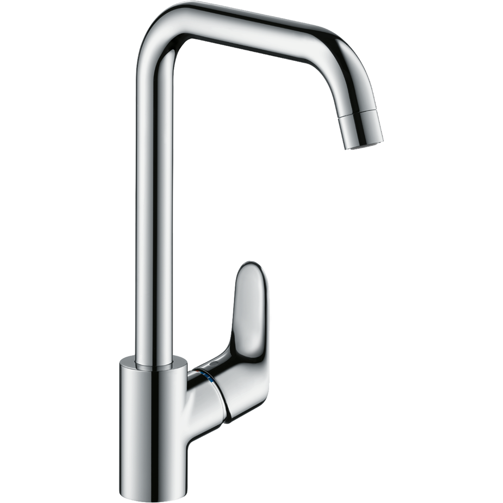 Смеситель для кухонной мойки hansgrohe Focus M41 260 с поворотным изливом 31820000, хром
