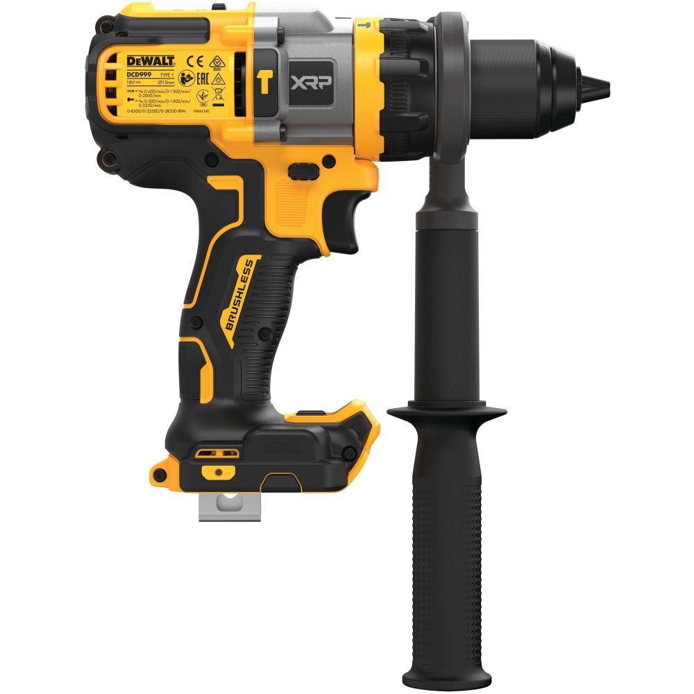 Ударная дрель-шуруповерт DEWALT DCD999T1, 18 В, 2250 об/мин, 38250 уд/мин, с АКБ 6 Ач и ЗУ, в кейсе TSTAK (DCD999T1-QW)