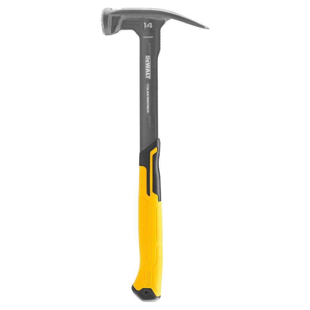 Молоток с прямым заострённым гвоздодёром DEWALT TOUGHSERIES, облегчённый 397 г. (DWHT51138-0)