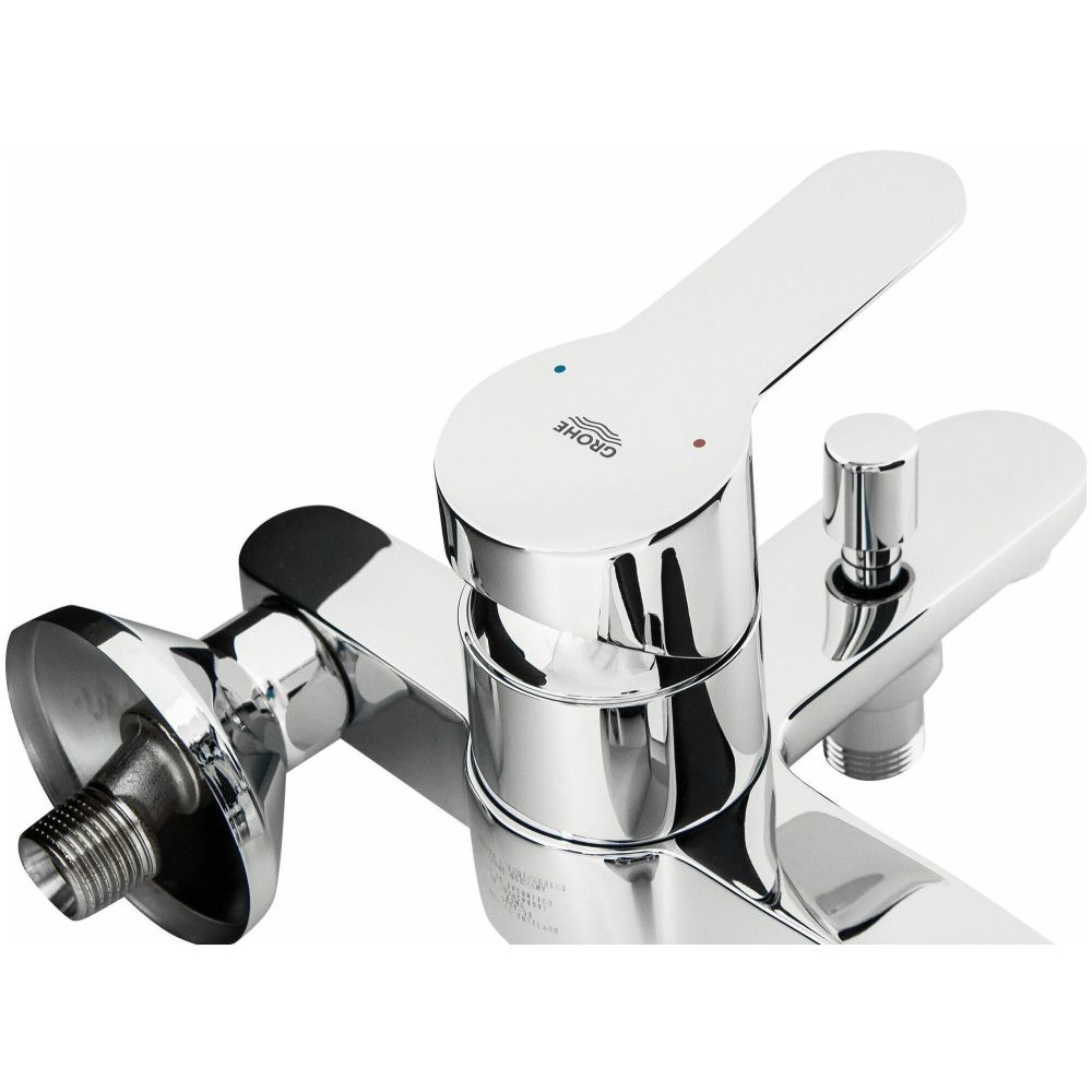 Смеситель для ванны GROHE Start Edge, настенный монтаж, хром (23348000)