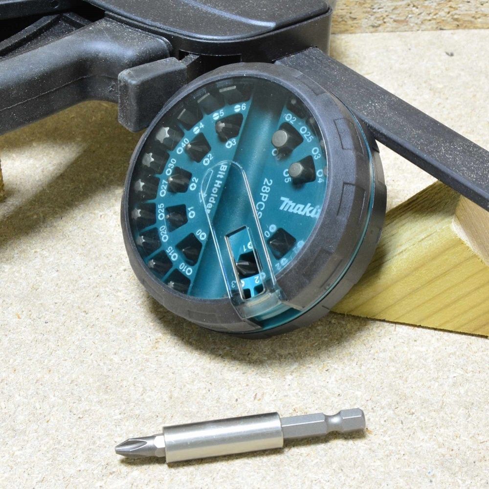 Набор бит Makita, 28 шт, с магнитным держателем, B-28911