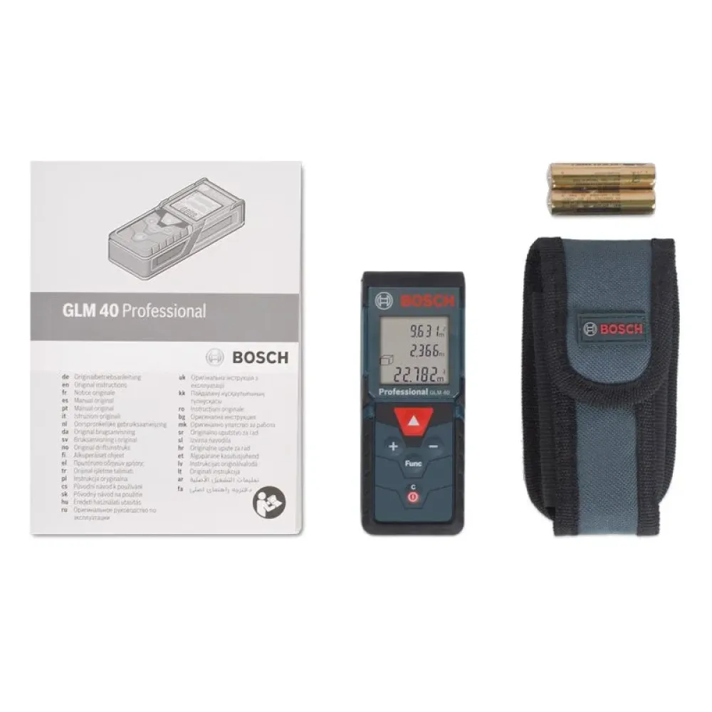 Лазерный дальномер Bosch GLM 40 Professional, (0.601.072.900)