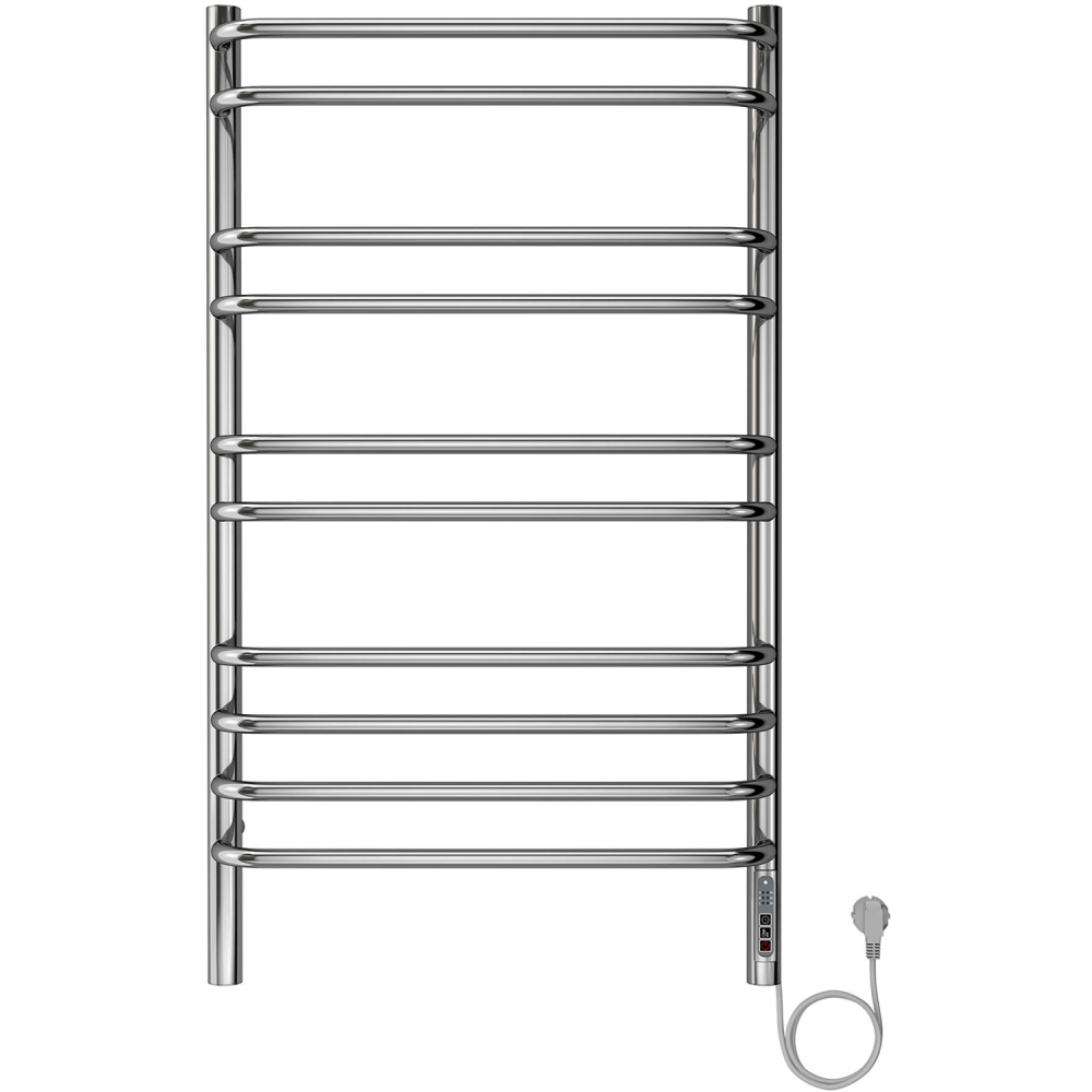 Полотенцесушитель электрический Aquatek Пандора П10 500x900, хром AQ EL RPC1090CH