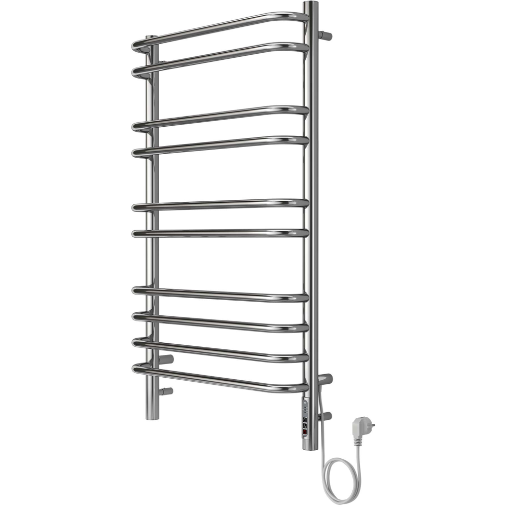 Полотенцесушитель электрический Aquatek Пандора П10 500x900, хром AQ EL RPC1090CH