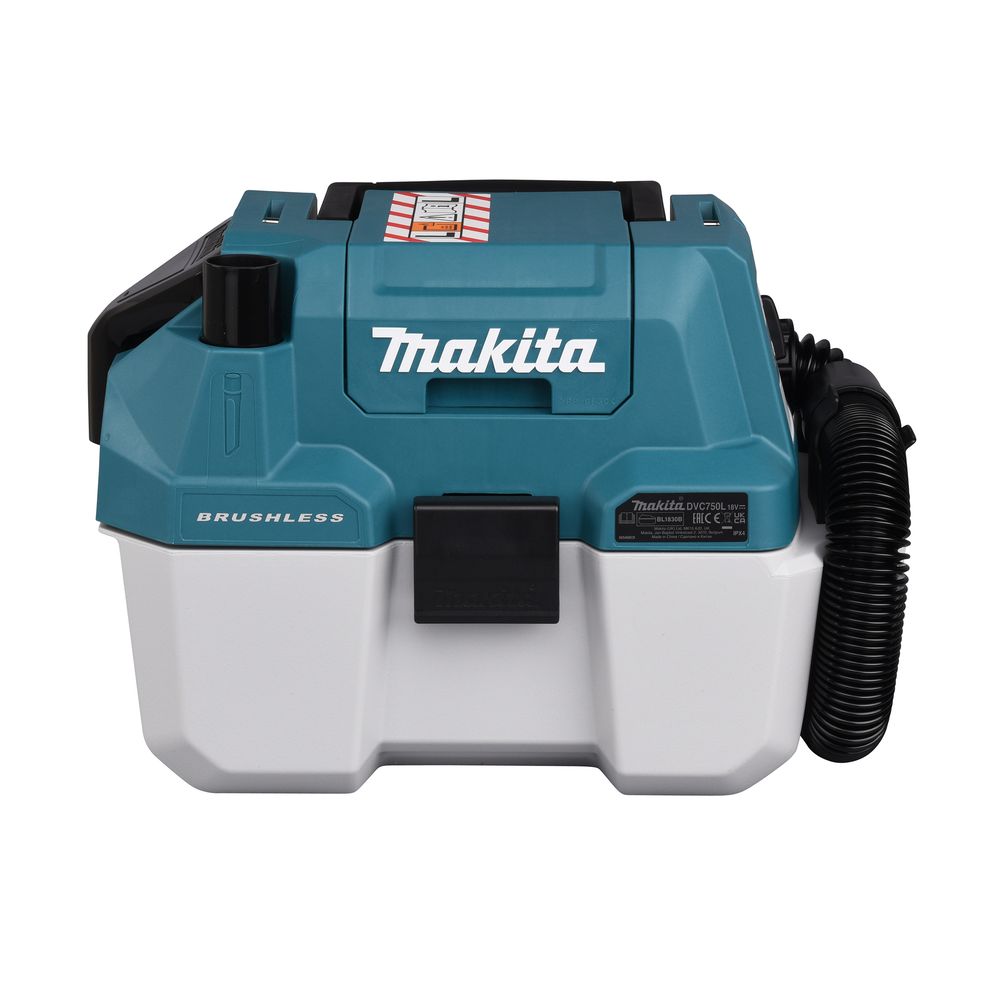 Аккумуляторный пылесос Makita DVC750LZ, для сухой и влажной уборки, без АКБ и ЗУ