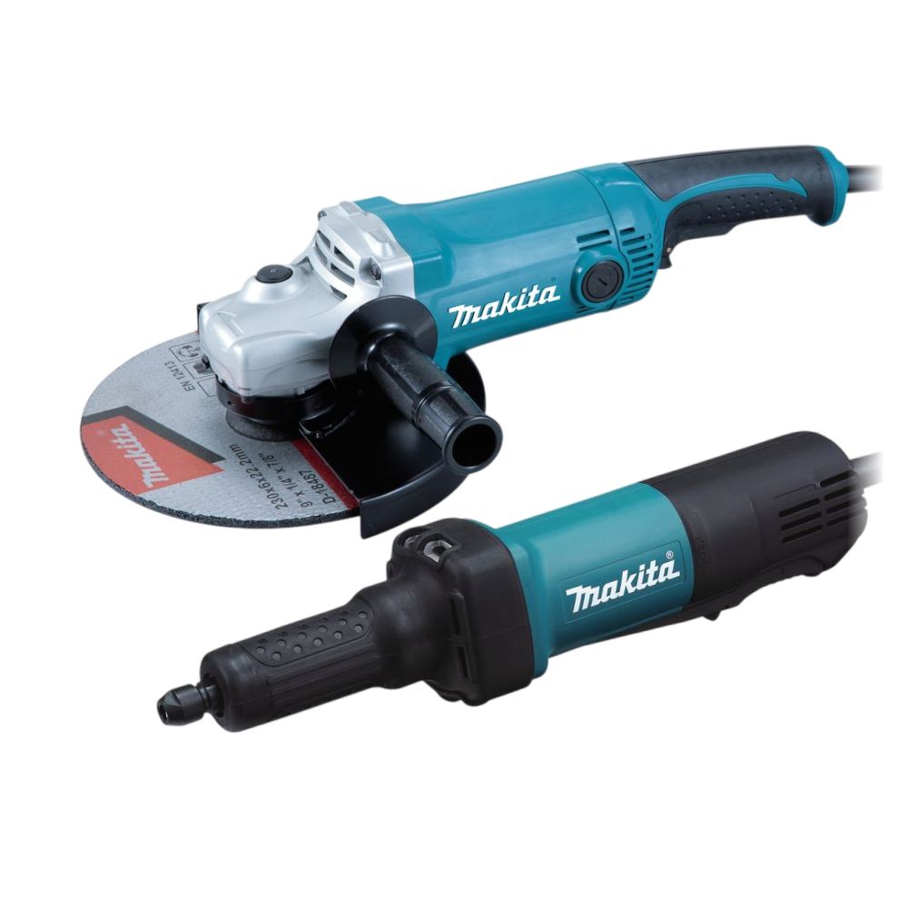 Набор электроинструмента Makita: угловая шлифмашина GA9050 + прямошлифовальная машина GD0600 (ACSET-60)