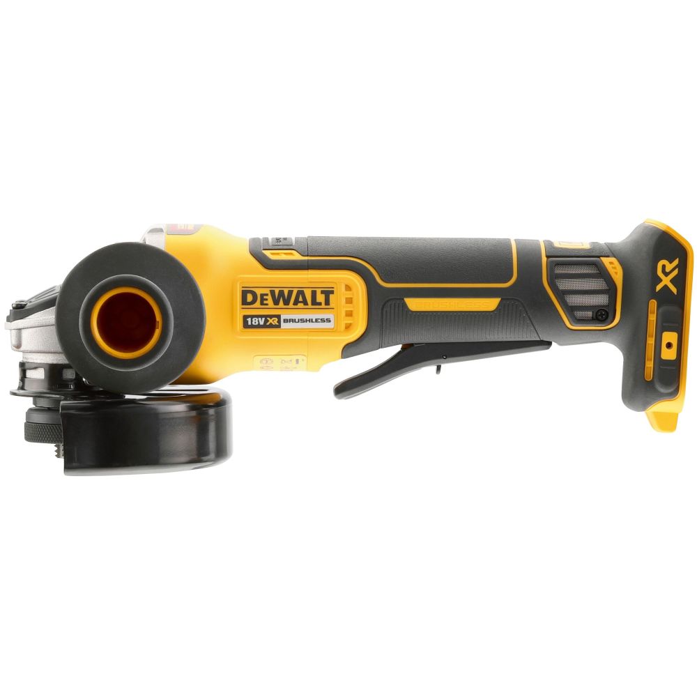 Аккумуляторная угловая шлифмашина DEWALT DCG406P2LRT, 18 В, 125 мм, 9000 об/мин, с 2 АКБ 5 Ач и ЗУ, в кейсе TSTAK (DCG406P2LRT-QW)