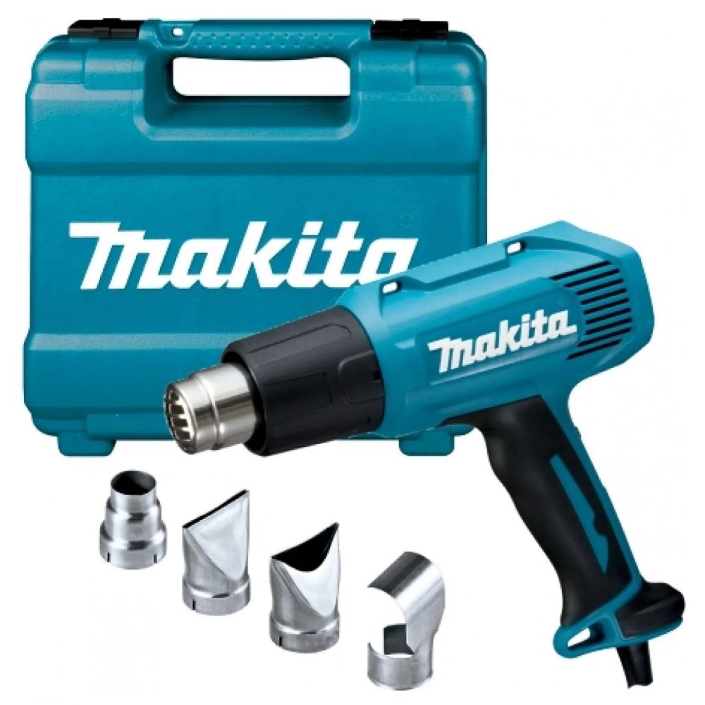 Строительный фен Makita HG6030K, 1800 Вт, в кейсе